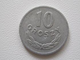 - року - года ^/--/^ Польша 10 грошей 1961 года #14557 ^_^^^ Польща 10 грошей 1961 року #14557 - фото фото фото