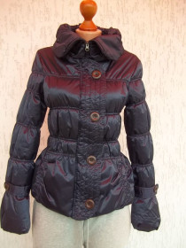 Куртки Куртки ^/--/^ Prom     ( S - 44 р )  Женская куртка на синтепоне синего цвета  Б / У ^_^^^ Prom (S - 44 р) Жіноча куртка на синтепоні синього кольору Б / У - фото фото фото