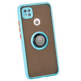 Чохли, бампера Чехлы, бампера ^/--/^ Чохол Fiji Colorframe для Xiaomi Redmi 9 /--/ C матовий бампер з кільцем підставкою Turquoise ^_^^^ Чехол Fiji Colorframe для Xiaomi Redmi 9 /--/ C матовый бампер с кольцом подставкой Turquoise - фото фото фото