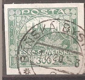 Чехословаччина Чехословакия ^/--/^ Чехословакия 1919 Sc.38 гаш. ^_^^^ Чехословаччина 1919 Sc.38 гаш. - фото фото фото