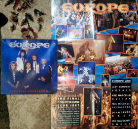 Платівки Пластинки ^/--/^ Europe - The Final Countdown - 1986.  (LP). 12. Vinyl. Пластинка + Poster, 1 /--/ st Press. England. ^_^^^ Europe - The Final Countdown - 1986. 12.Vinyl. Пластинка + Poster, 1 /--/ st Press. England. - фото фото фото