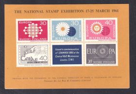 Скандинавія Скандинавия ^/--/^ ZM Финляндия 1961 г MNH - блок ^_^^^ ZM Фінляндія 1961 р MNH - блок - фото фото фото