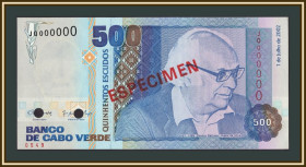 Інші країни Другие страны ^/--/^ Кабо-Верде 500 эскудо 2002 P-64  (64 /--/ bs) UNC  (образец) ^_^^^ Кабо-Верде 500 ескудо 2002 P-64 (64 /--/ bs) UNC (зразок) - фото фото фото