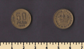 Югославія Югославия ^/--/^ Югославия 50 пара 1938 ^_^^^ Югославія 50 пара 1938 - фото фото фото