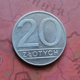 - року - года ^/--/^ Польша Польща 20 злотих 1989 ^_^^^ Польша 20 злотых 1989 - фото фото фото