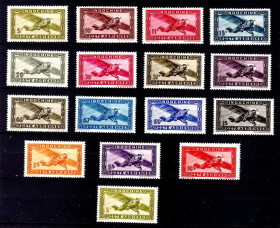 Транспорт Транспорт ^/--/^ Авиация .  Индокитай / Indochina 1942 г MNH - авиапочта - ^_^^^ Індокитай / Indochina 1942 р MNH - авіапошта - - фото фото фото