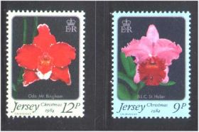 Великобританія Великобритания ^/--/^ ZM Джерси 1984 г MNH -- полная серия - флора ^_^^^ ZM Джерсі 1984 MNH - повна серія - флора - фото фото фото