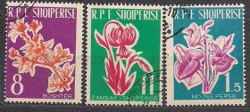 Інші країни Другие страны ^/--/^ Албания,1961 /--/ г., флора, цветы ^_^^^ Албанія, 1961 /--/ р., флора, квіти - фото фото фото