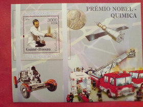 Освоєння космосу Освоение космоса ^/--/^ Гвинея Биссау Guinea Bissau 2005 Nobel Prize ss Chemistry R. B. Merifield space fire engines Car MNH ^_^^^ Гвінея Біссау Guinea Bissau 2005 Nobel Prize ss Chemistry R. B. Merifield space fire engines Car MNH - фото фото фото