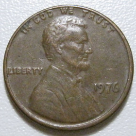 Обігові Обиходные ^/--/^ США 1 цент 1976 року #40034 ^_^^^ США 1 цент 1976 года #40034 - фото фото фото
