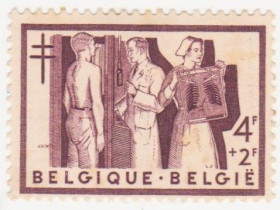 Бенілюкс Бенилюкс ^/--/^ Бельгия 1956  г. № 1055 * ^_^^^ Бельгія 1956 р. No 1055* - фото фото фото