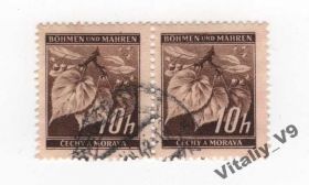 Чехословаччина Чехословакия ^/--/^ Богемия и Моравия 21 A /--/ 1 10 /--/ h blk brn 2 ^_^^^ Богемія і Моравія 21 A /--/ 1 10 /--/ h blk brn 2 - фото фото фото