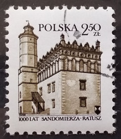 Архітектура Архитектура ^/--/^ Польша 1980 г -  1000 лет Сандомира. ратуша ^_^^^ Польща 1980 - 1000 років Сандомира. ратуша - фото фото фото