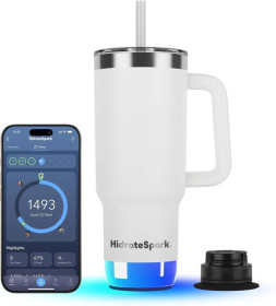 Інший кухоний інвентар Другой кухонный инвентарь ^/--/^ Термокружка HidrateSpark PRO 2 объемом 30 унций (около 950 мл) ^_^^^ Термокружка HidrateSpark PRO 2 об'ємом 30 унцій (близько 950 мл) - фото фото фото
