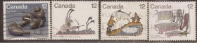 Північна Америка Северная Америка ^/--/^ Канада 1977 Sc.748-751 гаш. ПОЛНАЯ серия ^_^^^ Канада 1977 Sc.748-751 гаш. Повна серія - фото фото фото