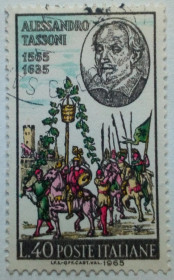 Італія, Ватикан Италия, Ватикан ^/--/^ Италия 1965 Тассони, гашеная ^_^^^ Італія 1965 Тассоні, гашена - фото фото фото