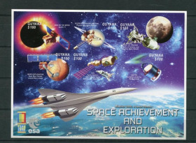 Освоєння космосу Освоение космоса ^/--/^ Гвиана Guyana Space 2000 Mi 6900-6905 2000 Exposition  Imperf  MNH Cv ^_^^^ Гвіана Guyana Space 2000 Mi 6900-6905 2000 Exposition Imperf MNH Cv - фото фото фото