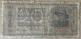 Інше Другое ^/--/^ 20 карбованцев 1942 г.в. Ровно. Оккупация. Оригинал! ^_^^^ 20 карбованців 1942 р.в. Рівне. Окупація. Оригінал! - фото фото фото
