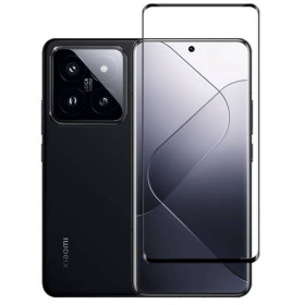 Чохли, бампера Чехлы, бампера ^/--/^ Захисне скло LUX EDGE для Xiaomi 14 Pro повна проклейка із закругленими краями чорний ^_^^^ Защитное стекло LUX EDGE для Xiaomi 14 Pro полная проклейка с закругленными краями черный - фото фото фото