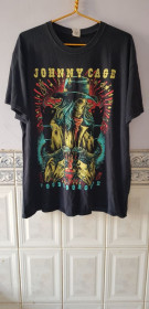 Футболки, майки Футболки, майки ^/--/^ Футболка &amp;quot;Johnny Cage And The Voodoogroove&amp;quot;  (100% cotton, XL, Haiti) б/у ^_^^^ Футболка &amp;quot;Johnny Cage And The Voodoogroove&amp;quot; (100% cotton, XL, Haiti) б/у - фото фото фото