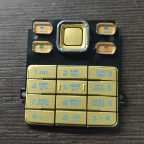 Клавіатури, клавіатурні модулі Клавиатуры, клавиатурные модули ^/--/^ Nokia 6300 клавиатура gold ^_^^^ Nokia 6300 клавіатура gold - фото фото фото