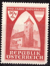 Австрія Австрия ^/--/^ Австрия. 950-летие церкви Святого Рупрехта  (серия)* 1946 г. ^_^^^ Австрія. 950-річчя церкви Святого Рупрехта (серія) * 1946 - фото фото фото