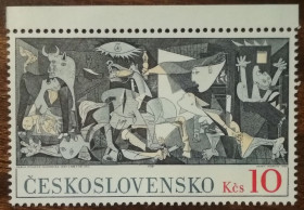 Чехословаччина Чехословакия ^/--/^ Чехословакия 100-летие со дня рождения Пабло Пикассо 1981 ^_^^^ 100-річчя від дня народження Пабло Пікассо 1981 - фото фото фото