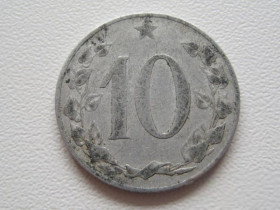 Чехословаччина Чехословакия ^/--/^ Чехословакия 10 геллеров 1953 года 25012 ^_^^^ Чехословаччина 10 геллерів 1953 25012 - фото фото фото