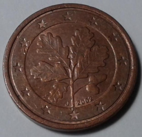 Інше Другое ^/--/^ Німеччина. 1 євроцент. 2002. ^_^^^ Германия. 1 евроцент. 2002. - фото фото фото