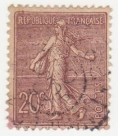 Франція Франция ^/--/^ Франция  1903  г. № 109 гашеная ^_^^^ Франція 1903 р. No 109 гашена - фото фото фото