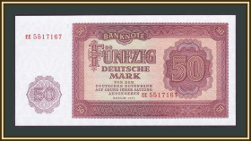 Німеччина Германия ^/--/^ Германия  (ГДР) 50 марок 1955 P-20  (20 /--/ a) UNC ^_^^^ Німеччина (НДР) 50 марок 1955 P-20 (20 /--/ a) UNC - фото фото фото