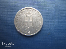 Греція Греция ^/--/^ Монета 1 драхма Греция 1962 ^_^^^ Монета 1 драхма Греція 1962 - фото фото фото