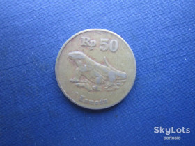 Індонезія Индонезия ^/--/^ Монета 50 рупій Індонезія 1996 фауна варан ^_^^^ Монета 50 рупий Индонезия 1996 фауна варан - фото фото фото