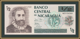 Центральна Америка Центральная Америка ^/--/^ Никарагуа 1/2 кордобы 1991 P-171 UNC ^_^^^ Нікарагуа 1/2 кордоби 1991 P-171 UNC - фото фото фото
