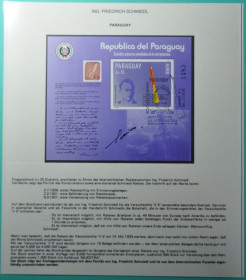 Інше Другое ^/--/^ Парагвай Ракетная почта СГ Фридрих Шмидль Автограф 1984 ^_^^^ Ракетна пошта СГ Фрідріх Шмідль Автограф 1984 - фото фото фото