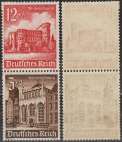 Третій Рейх (-) Третий Рейх (-) ^/--/^ 1940 - Рейх - Зимова допомога - Будинки S 266 - 12 + 3 Mi.756 + 751 * ^_^^^ 1940 - Рейх - Зимняя помощь - Дома S 266 - 12 + 3 Mi.756 + 751* - фото фото фото