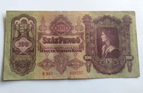 Угорщина Венгрия ^/--/^ Венгрия 100 пенго 1930 год. В коллекцию... Еще 100 лотов. ^_^^^ Угорщина 100 пенго 1930 рік. У колекцію... 100 лотів. - фото фото фото