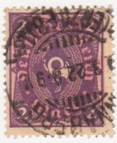 Веймарська республіка Веймарская республика ^/--/^ Германия      ( Рейх) 1921 г. №  169 гашеная ^_^^^ Німеччина (Рейх) 1921 р. No 169 гашена - фото фото фото