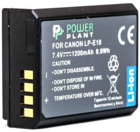 Акумулятори Аккумуляторы ^/--/^ Акумулятор PowerPlant Canon LP-E /--/ 10 1200 /--/ mAh ^_^^^ Акумулятор Canon LP-E /--/ 10 1200 /--/ mAh - фото фото фото