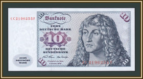 Німеччина Германия ^/--/^ Германия  (ФРГ) 10 марок 1970 P-31  (31 /--/ a.2) UNC ^_^^^ Німеччина (ФРН) 10 марок 1970 P-31 (31 /--/ a.2) UNC - фото фото фото