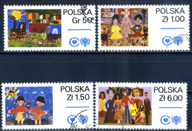 Мистецтво Искусство ^/--/^ Польша. Детские рисунки  (серия) 1979 г. ^_^^^ Польща. Дитячі малюнки (серія) 1979 - фото фото фото