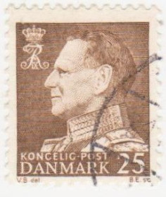 Балтійські країни Балтийские страны ^/--/^ Дания   1963 г. №  415 А гашеная ^_^^^ Данія 1963 р. No 415 А гашена - фото фото фото