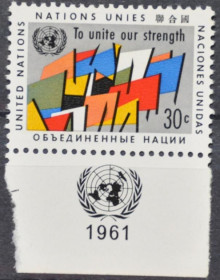 Інше Другое ^/--/^ ООН CША Нью-Йорк 1961 MNH - фото фото фото