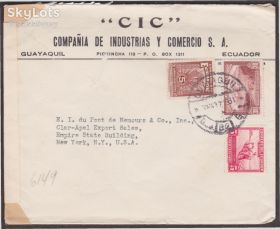 Америка Америка ^/--/^ Эквадор 1942 ВОЕННАЯ ЦЕНЗУРА WWII ЦЕНЗУРИРОВАННОЕ ПИСЬМО ВТОРОЙ МИРОВОЙ ВОЙНЫ ОБЛАТКА ПОЧТА 3 /--/ м ^_^^^ Еквадор 1942 ВІЙСЬКОВИЙ ЦЕНЗУРА WWII ЦЕНЗУРОВАНИЙ ПИСЬМ ДРУГОЇ СВІТОВОЇ ВІЙНИ ОБЛАТКА ПОШТА 3 /--/ М - фото фото фото
