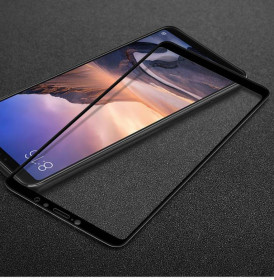 Чохли, бампера Чехлы, бампера ^/--/^ Захисне скло Xiaomi Mi Max 3 Full cover чорний 0,26 мм в упаковці ^_^^^ Защитное стекло Xiaomi Mi Max 3 Full cover черный 0,26 мм в упаковке - фото фото фото
