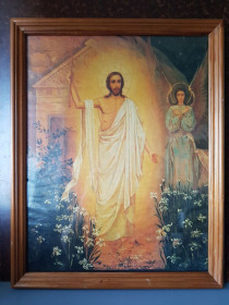 Статуетки, Скульптури, Фігурки, Фарфор Статуэтки, Скульптуры, Фигурки, Фарфор ^/--/^ Иисус, репродукция в рамке под стеклом, 53 /--/ х /--/ 41 /--/ см. ^_^^^ Ісус, репродукція в рамці під склом, 53 /--/ х /--/ 41 /--/ см. - фото фото фото