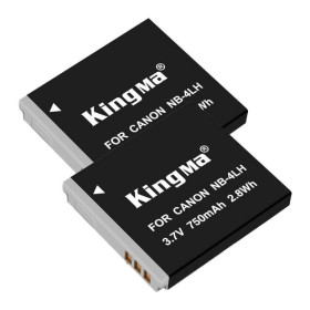 Акумулятори Аккумуляторы ^/--/^ 2-Pack KingMa Canon NB-4 /--/ L комплект из 2 аккумуляторов ^_^^^ 2 /--/ Pack KingMa Canon NB-4 /--/ L комплект з 2 акумуляторів - фото фото фото