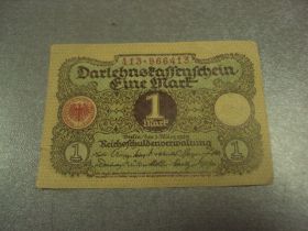 Німеччина Германия ^/--/^ банкнота германия 1 марка 1920 №186 ^_^^^ банкнота Німеччини 1 марка 1920 No 186 - фото фото фото