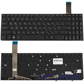 Клавіатури Клавиатуры ^/--/^ Клавиатура для ноутбука ASUS (X /--/ 570 series) ukr, black, без фрейма, подсветка клавиш (ОРИГИНАЛ) ^_^^^ Клавіатура для ноутбука ASUS (X /--/ 570 series) ukr, black, без фрейму, підсвічування клавіш (ОРИГИНАЛ) - фото фото фото