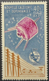Інше Другое ^/--/^ Новая Каледония Космос Телекоммуникации  UIT ITU 1965 ^_^^^ Нова Каледонія Космос Телекомунікації UIT ITU 1965 - фото фото фото
